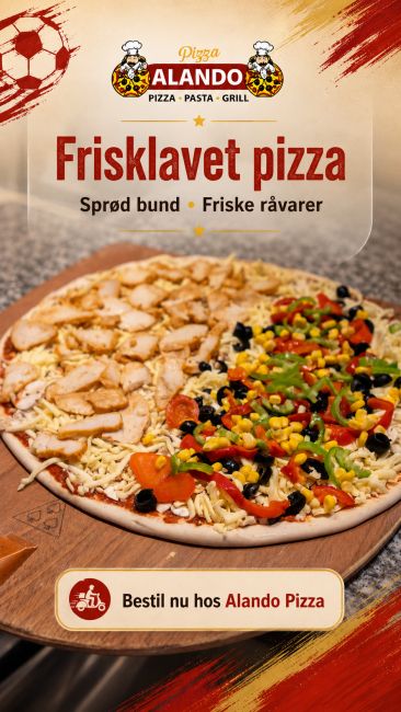 Alando Pizza – SoMe-indhold og kampagner