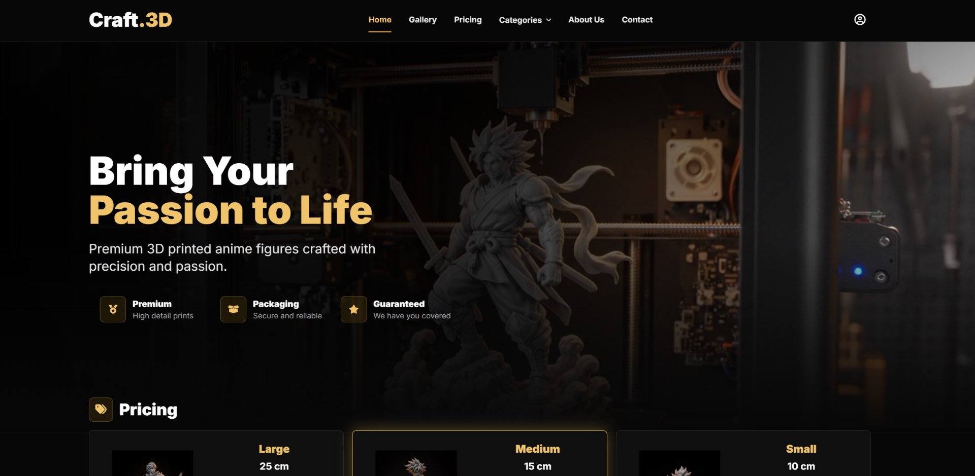 Visuel branding og webshop til 3D-figurer