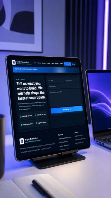 Visuel lancering for en techvirksomhed